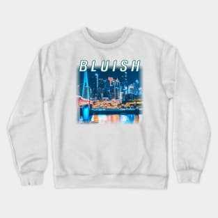 bluish Crewneck Sweatshirt